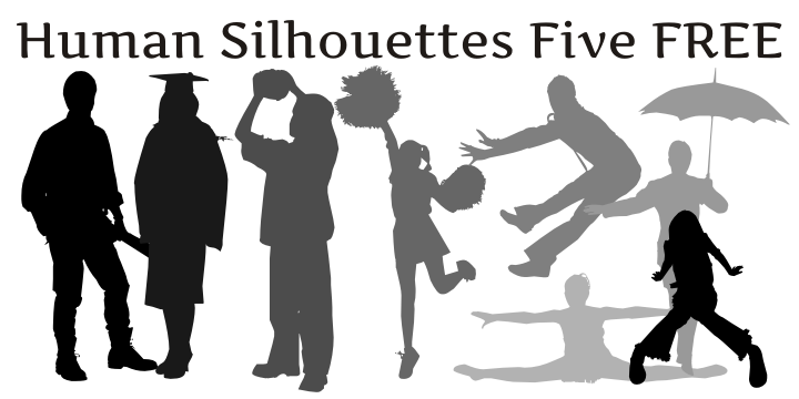 Human Silhouettes Five